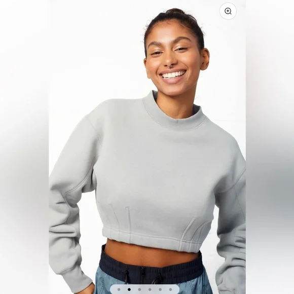 Magnlens Tops Magnlens Corset Sweatshirt Top Small Poshmark